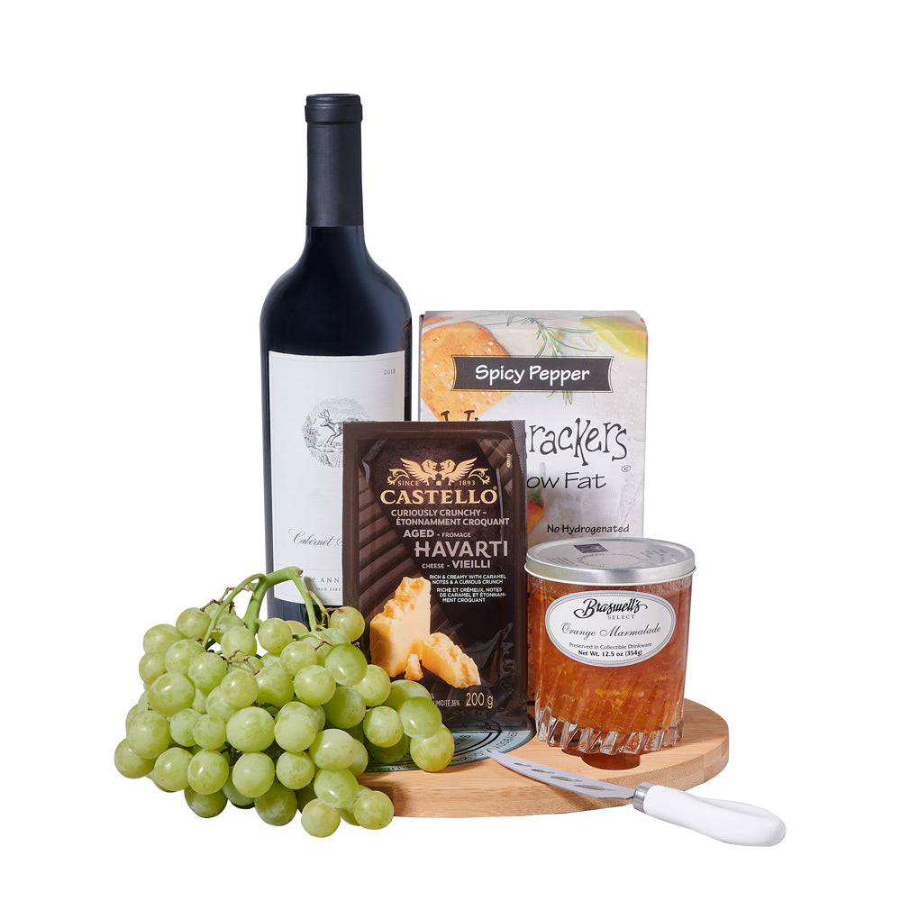 Wine & Grapes Cheeseboard, wine gift, wine, gourmet gift, gourmet, cheeseboard gift, cheeseboard, cheese gift, cheese