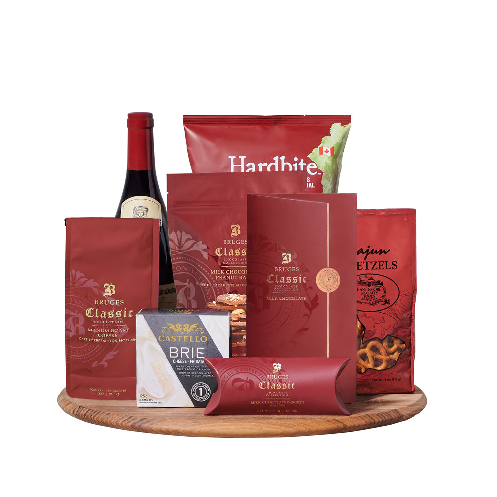 Sun Kissed Snacks &amp; Wine Board, gourmet gift, gourmet, wine gift, wine, cheeseboard gift, cheeseboard, cheese gift, cheese