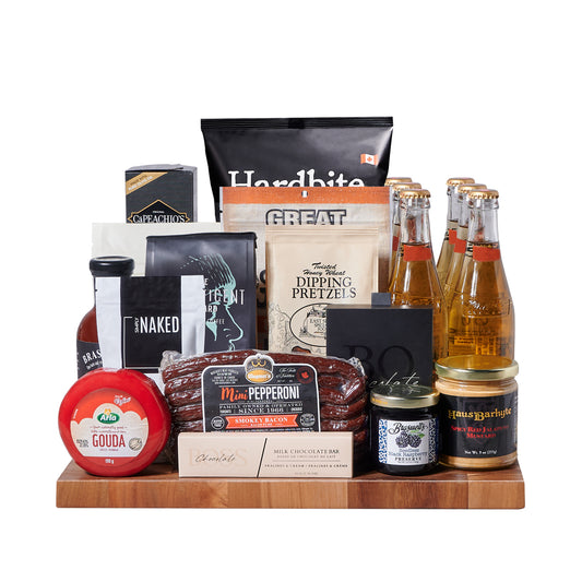 Complete Gourmet Beer Gift, gourmet gift, gourmet, beer gift, beer, snack gift, snack