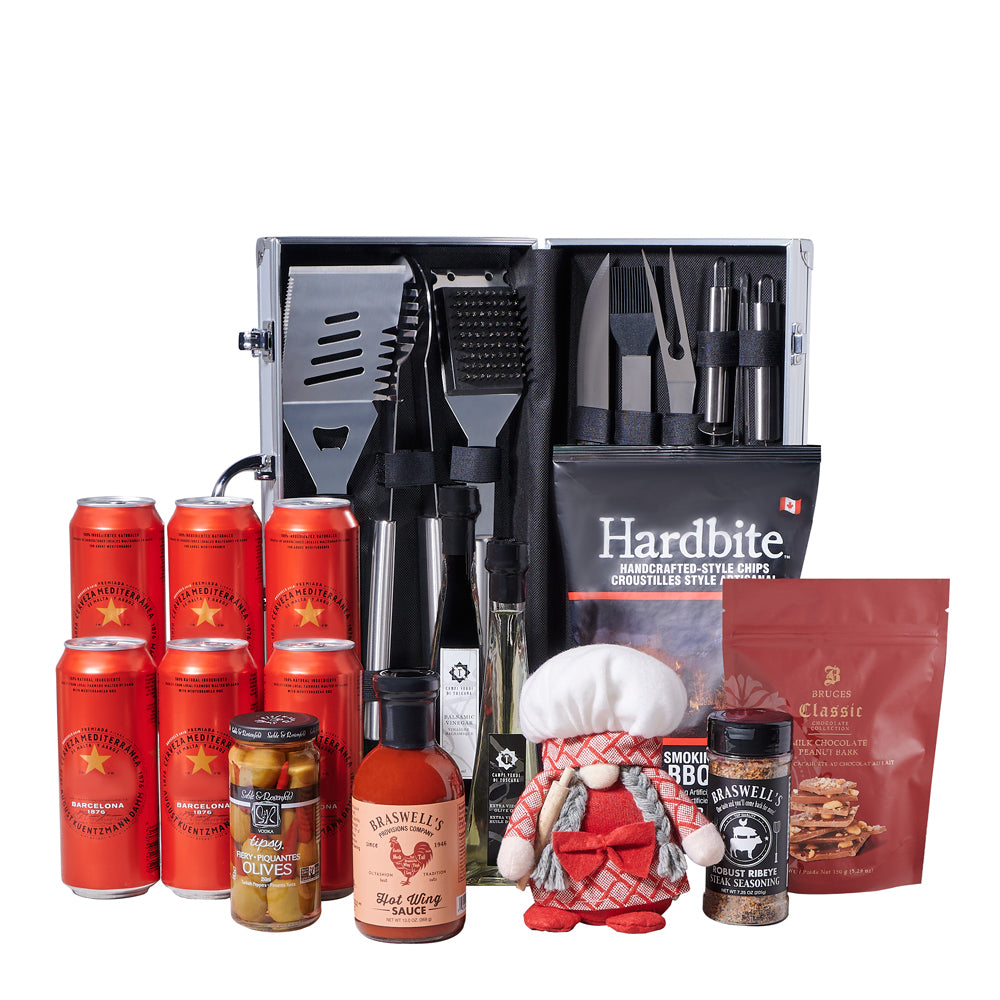 BBQ &amp; Beer Gift Set, gourmet gift, gourmet, beer gift, beer, grilling gift, grilling, grill gift, grill, barbecue gift, barbecue, bbq gift, bbq