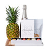 Pineapple Platter Champagne Gift, gourmet gift, gourmet, sparkling wine gift, sparkling wine, champagne gift, champagne