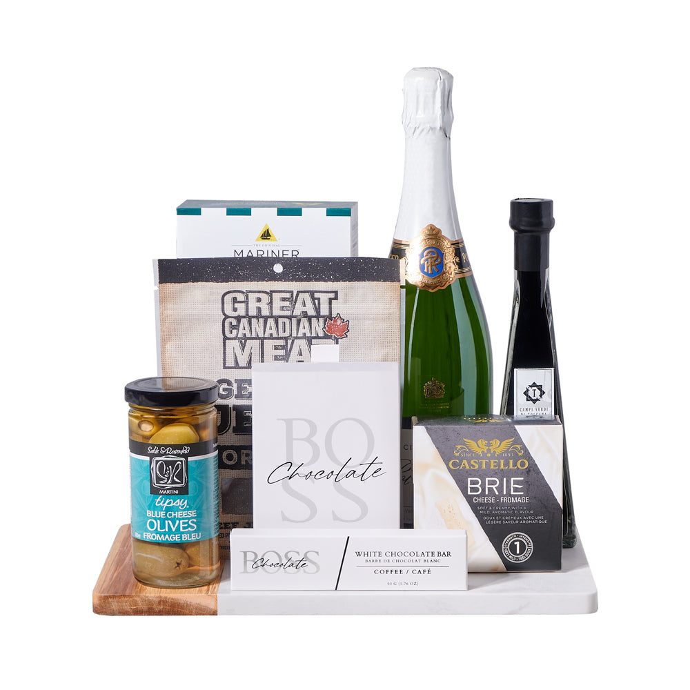 Champagne & Chocolate Duo Gift Set – Christmas gift baskets – US delivery -  Good 4 You Gift Baskets USA