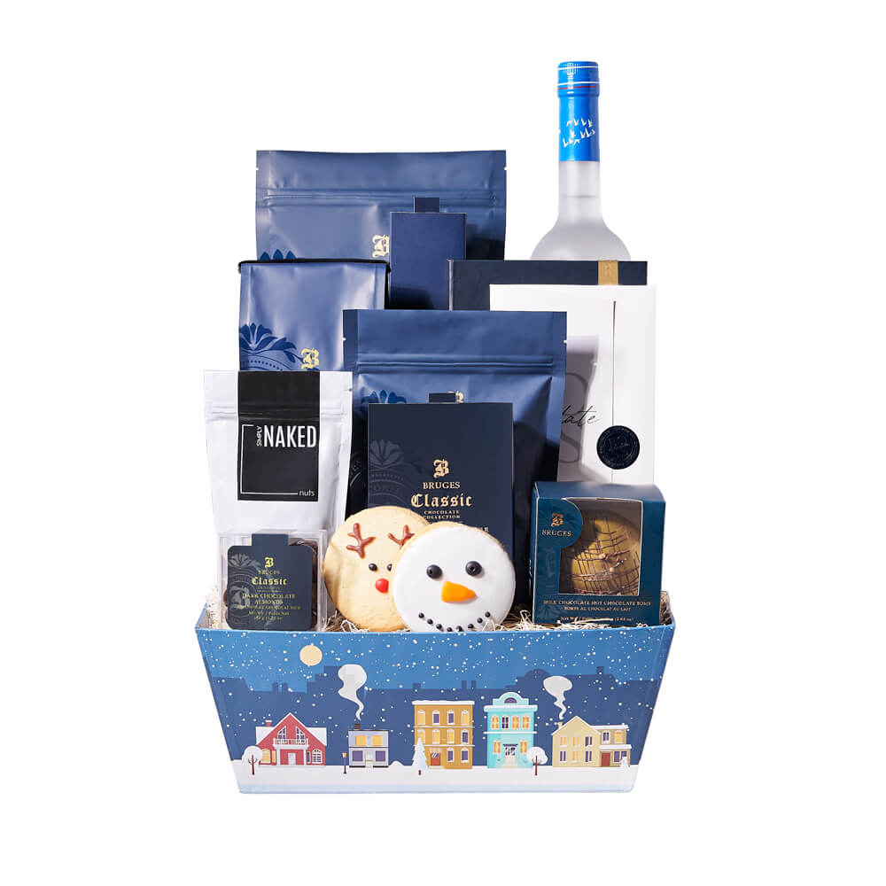 Christmas Spirits &amp; Dessert Gift, christmas gift, christmas, holiday gift, holiday, gourmet gift, gourmet, liquor gift, liquor, coffee gift, coffee