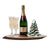 Christmas Tree Cookie & Champagne Gift