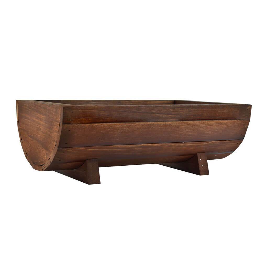 Wooden Half Barrel Boat