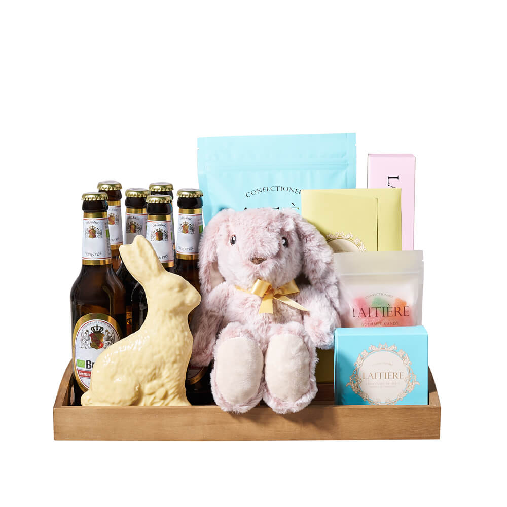 Easter Bunny &amp; Beer Gift Set, easter gift, easter, beer gift, beer, chocolate gift, chocolate, gourmet gift, gourmet