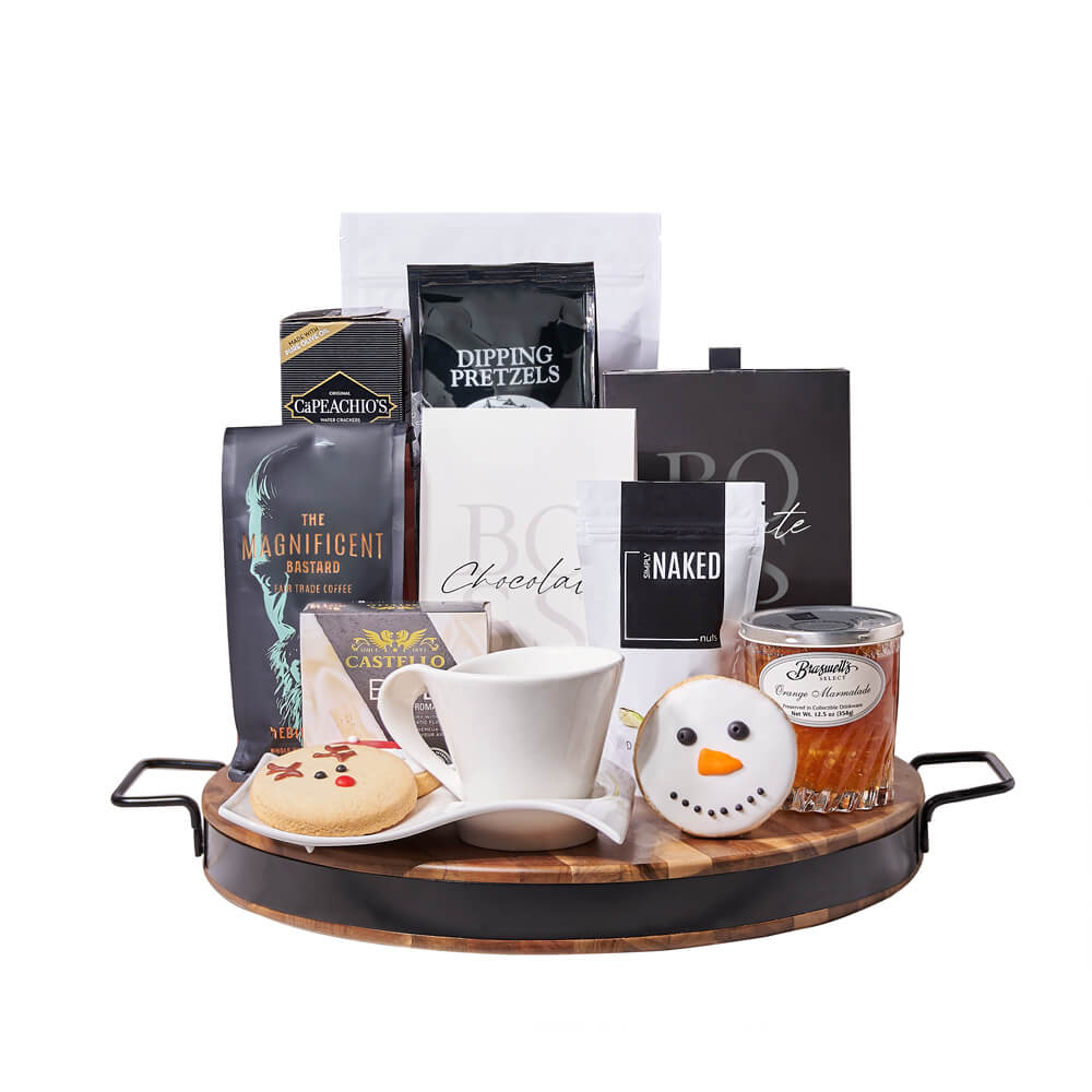 Gourmet Indulgence Holiday Gift Board, christmas gift, christmas, holiday gift, holiday, gourmet gift, gourmet, chocolate gift, chocolate, coffee gift, coffee, cookie gift, cookie