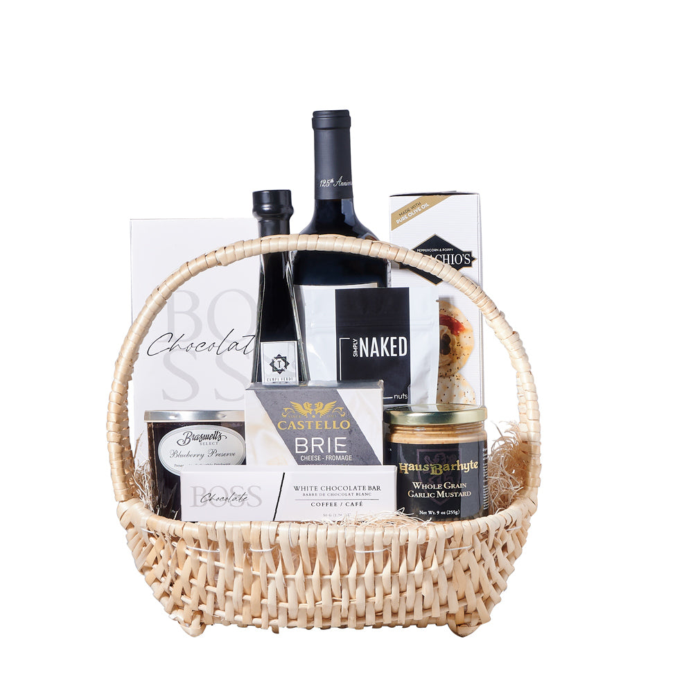 Buy our executive collection wine gift basket at broadwaybasketeers.com