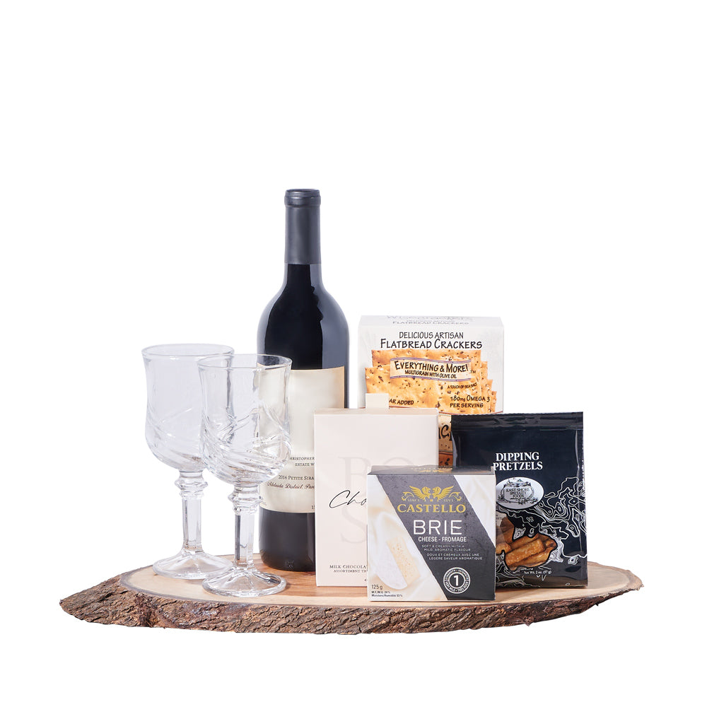 The Game Reserve White Wine Gift with Snacks | Hamper World