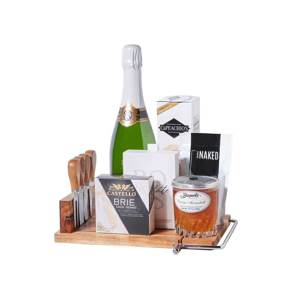 Champagne and Mimosa Gift Basket by