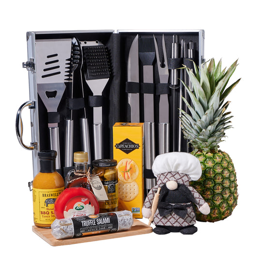 The BBQ Essentials Gift Set, gourmet gift, gourmet, grilling gift, grilling, bbq gift, bbq, barbecue gift, barbecue