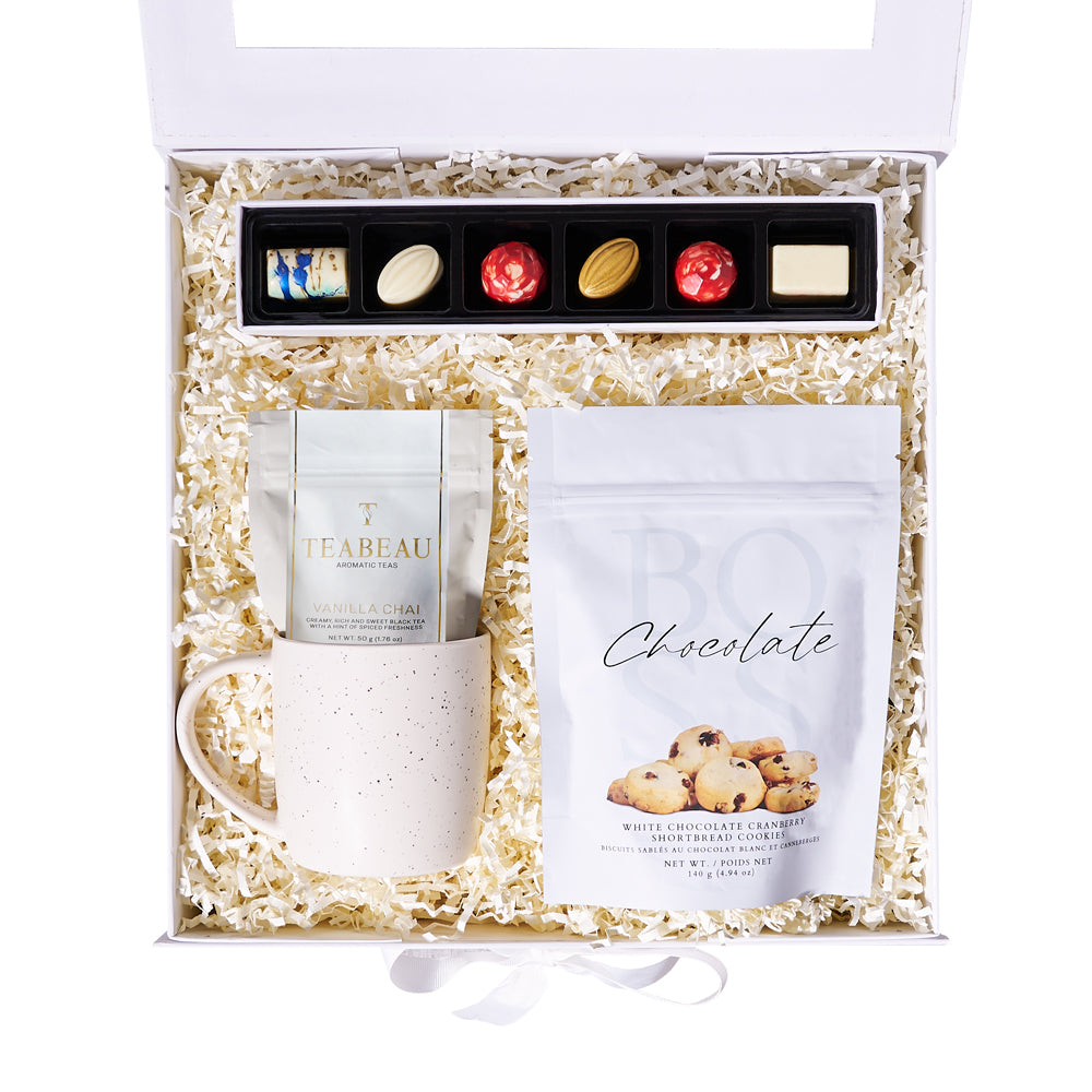 Earnest Tea &amp; Treat Gift Box, gourmet gift, gourmet, tea, tea gift