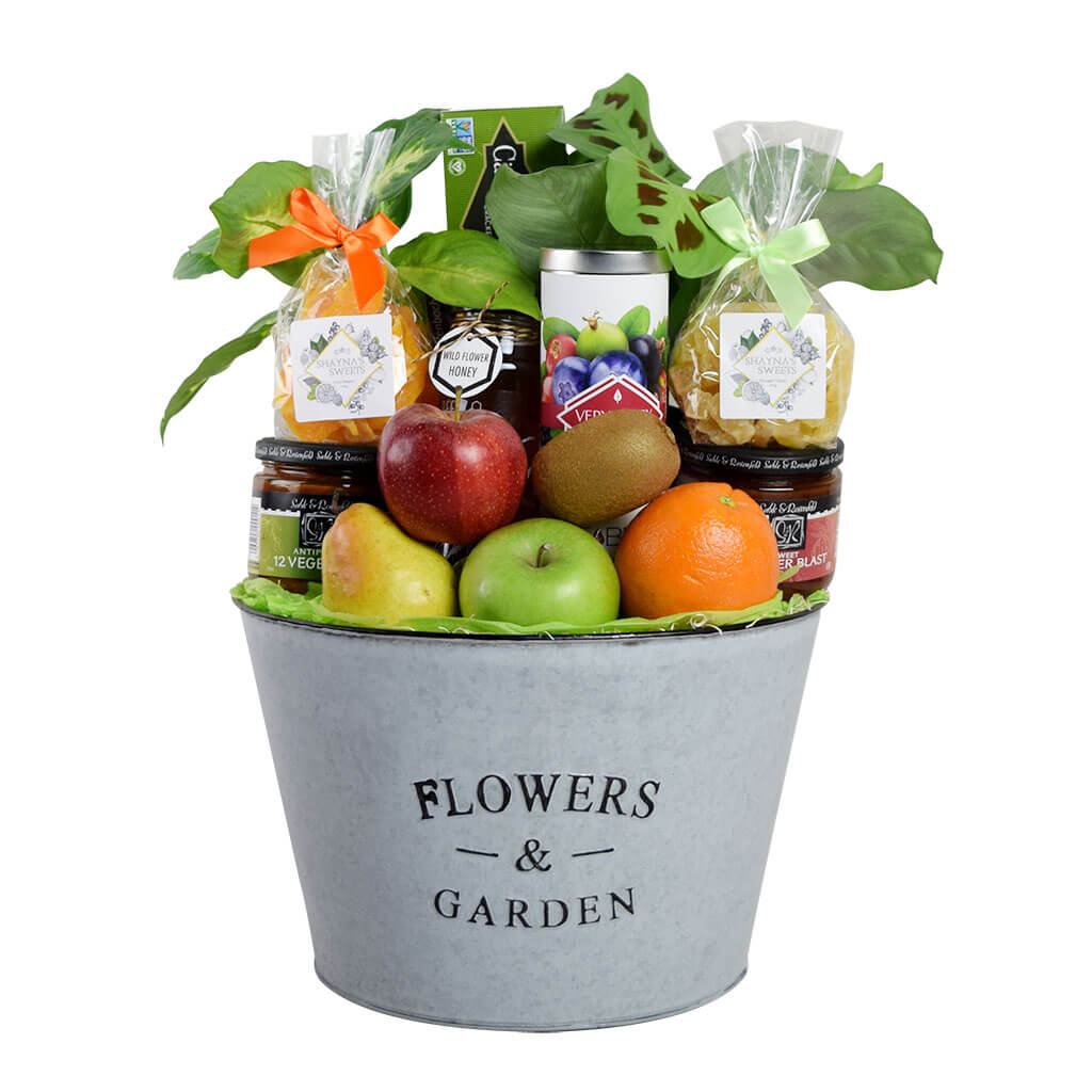 Organic California Collection Fruit Gift Basket - Wine Country Gift Baskets
