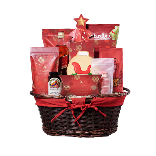 Gourmet Christmas Goodies Liquor Gift Basket, Liquor Gift Baskets, Gourmet Gift Baskets, Chocolate Gift Baskets, Xmas Gifts, Liquor , Cookies, Pretzels, Chocolates, Jam, Popcorn, Chips, Christmas Gift Baskets, USA Delivery