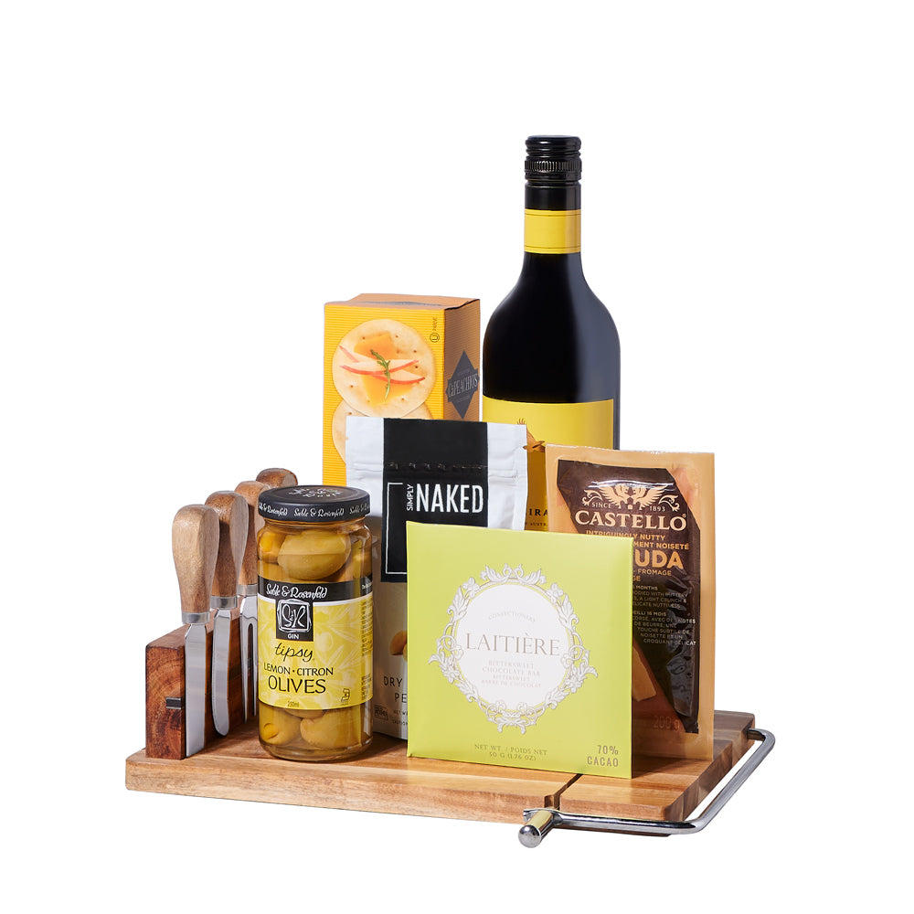 Wine &amp; Cheese Celebration! gift basket, gourmet gift, gourmet, wine gift, wine